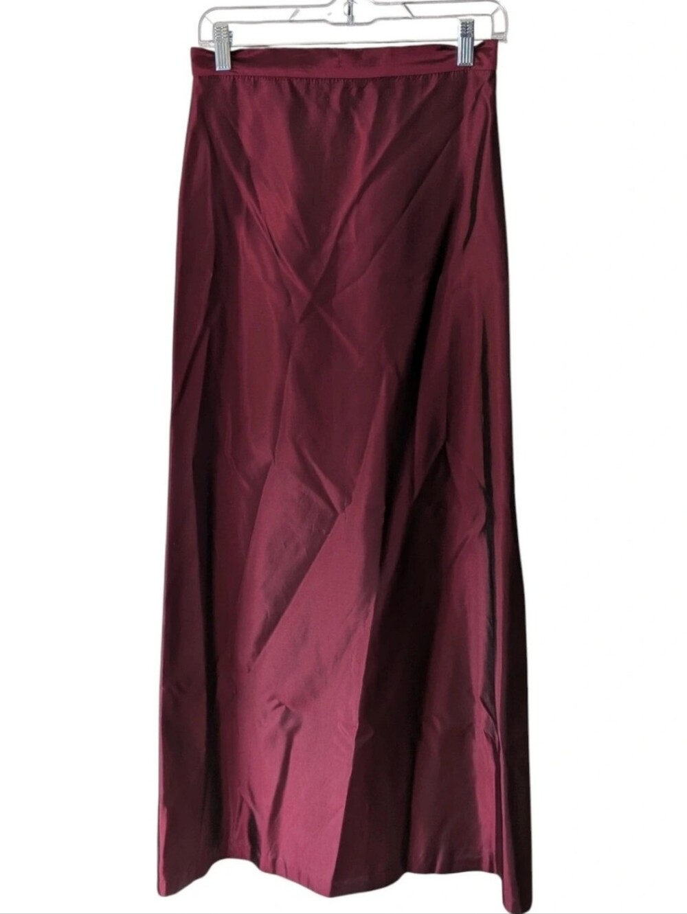 VTG 90s J.R. Nites by Caliendo Iridescent Taffeta Column Maxi Skirt — Size 8
